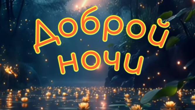Бесплатные открытки доброй ночи 🌙