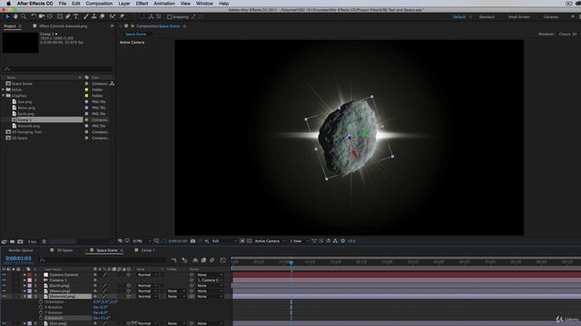 After Effects Course 057 Animating in 3D Space