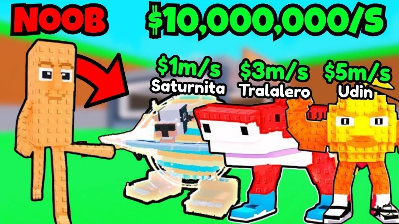 УКРАДИ БРЕЙНРОТ В РОБЛОКС ЧТОБЫ РАЗБОГАТЕТЬ! Roblox Steal а Brainrot