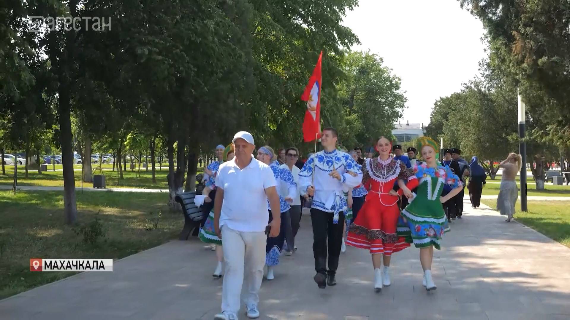 В рамках фестиваля «Горцы» в Махачкале прошло красочное шествие
