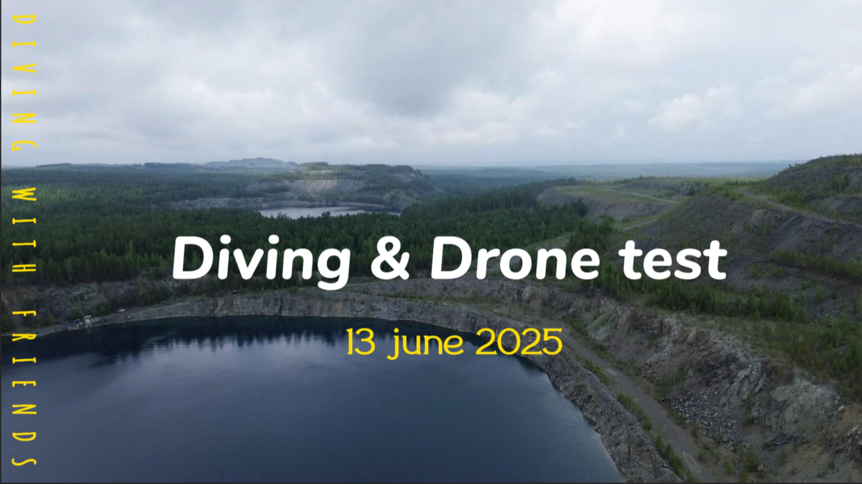 Лазурный глазами рыб и птиц |Diving and drone test