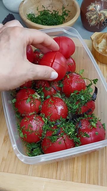 РЕЦЕПТ Помидоров - сказка #рецепты #вкусно #еда #кулинария