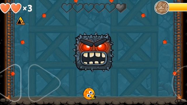 Прохождение уровня 75(БОСС) в red ball 4#игра#redball