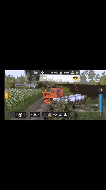 на ДТ на калым  подвернулся 😎#ферма #fs20 #ДТ #фс20 #сев #игра