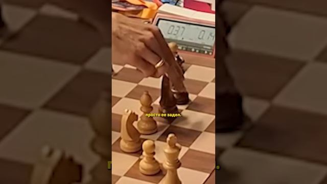 Аниш Гири тронул коня, но не сходил? #шахматы #chess