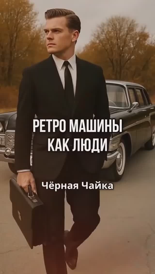 Ретро - машины как люди (автор видео Нейро Планета)