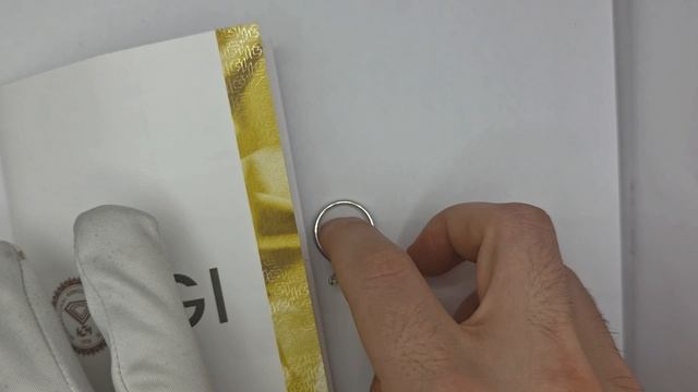 Золотое кольцо с бриллиантом CVD 3ct