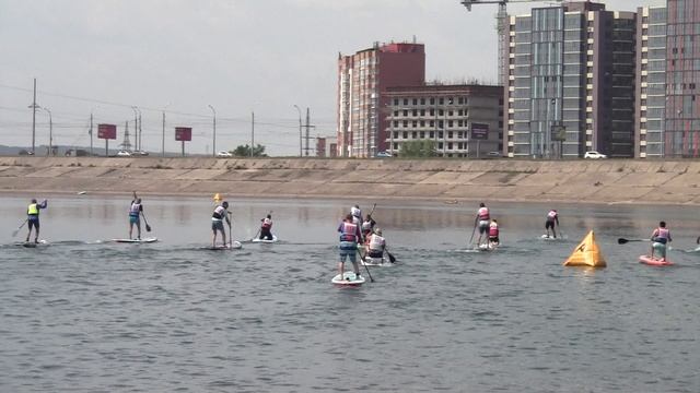 Масштабная гонка по сап-сёрфингу прошла в акватории Иркутского водохранилища 14 июня 2025 года