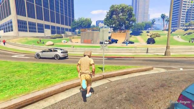 FlazinHAS DRIVEN THE POLICE LAMBORGINA FROM THE SITE! - BATTLE OF THIEFS IN GTA 5 ONLINE