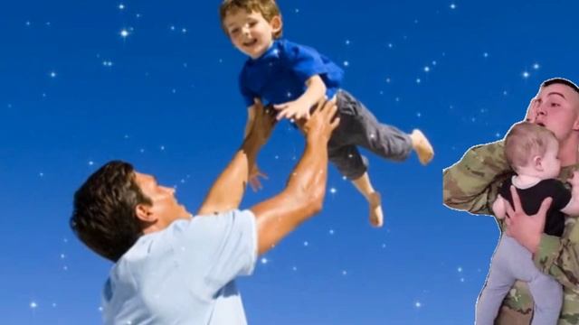 С днём отца. Музыкальная открытка поздравление.