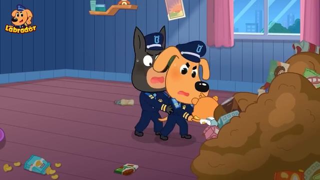 👻Монстр под кроватью   🍭Правила в жизни   🔍Новый эпизод   🎒Образовательный мультик   Шериф Лабра