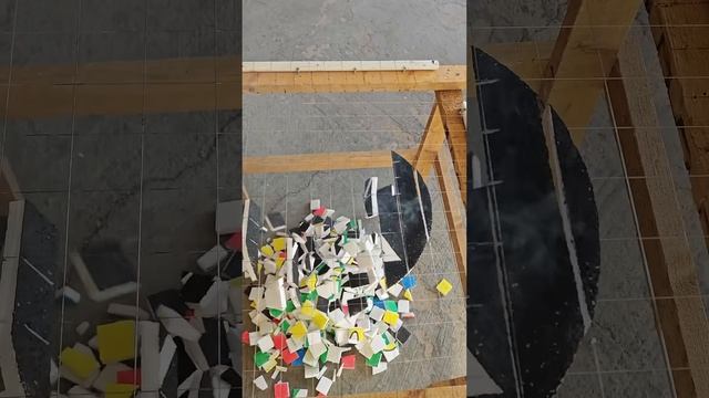 Satisfying Styrofoam melting through hot wires 😱 #satisfying #asmrsounds #experiment #styrofoam