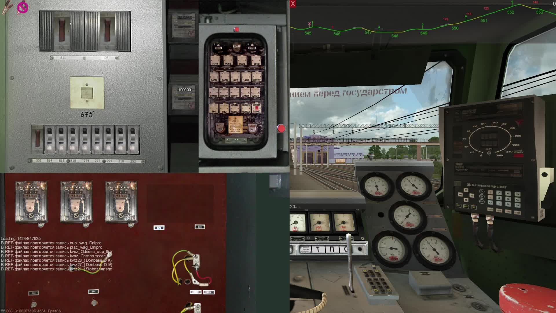 ZDsimulator Мультиплеер/Пассажирский поезд 95 сообщением Москва-Брест по участку Орша-Минск/ЧС4Т-595