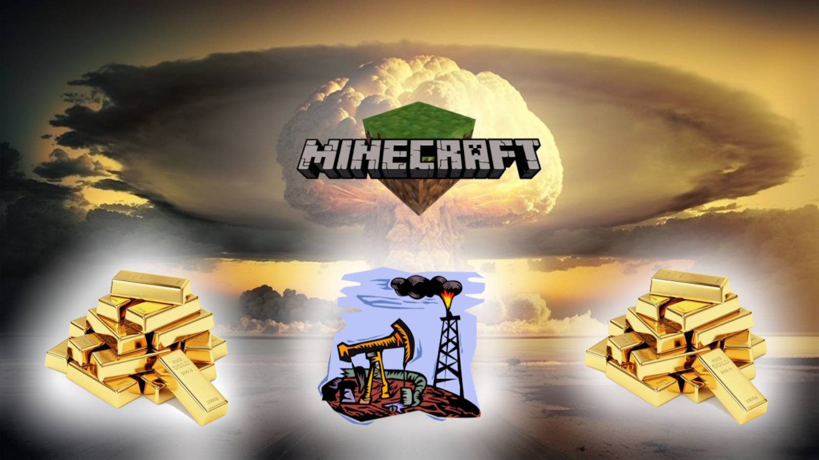 MineCraft бесплотные земли - добываем ресурсы для строительства