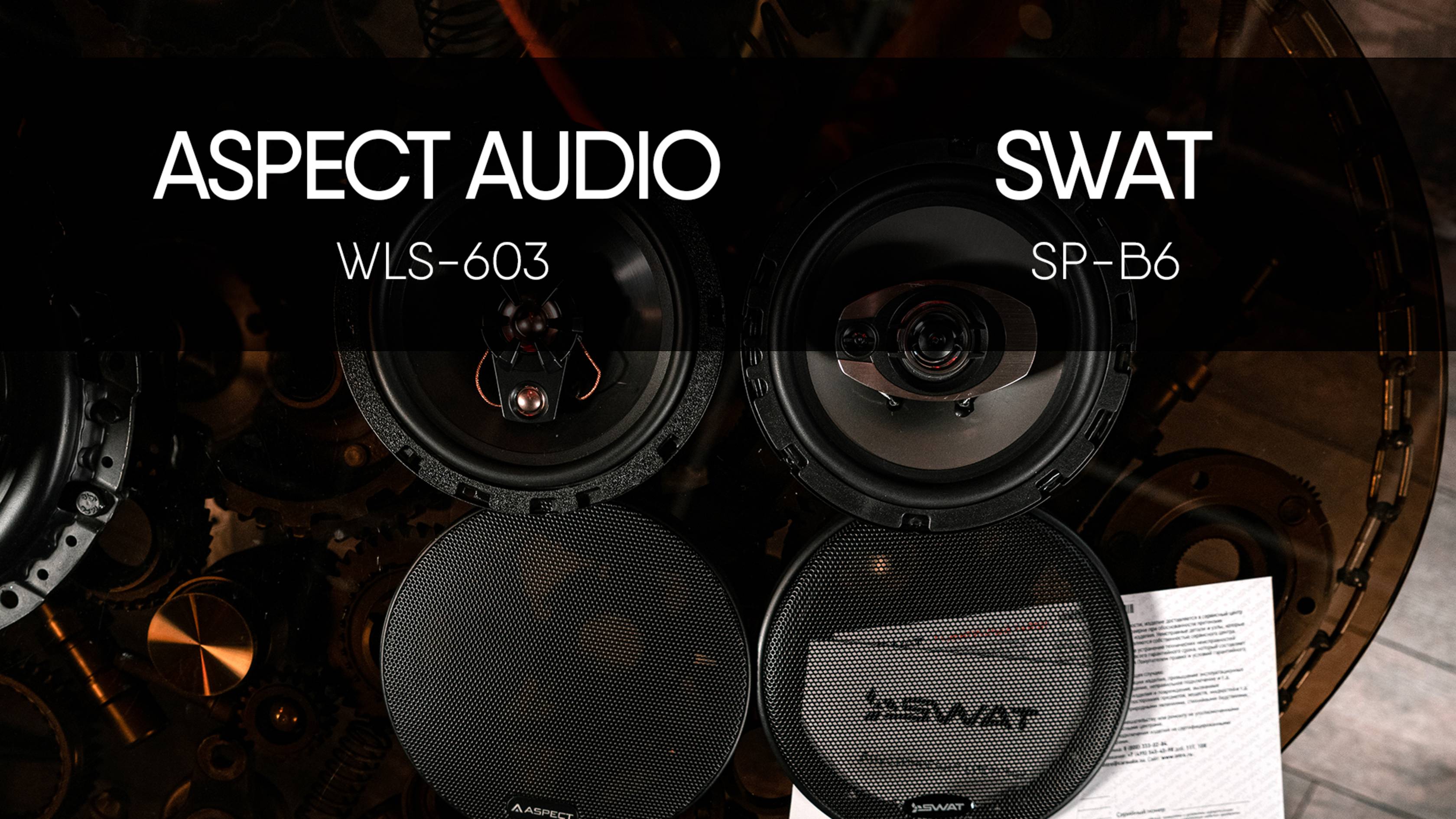ASPECT AUDIO WLS-603 vs SWAT SP-B6