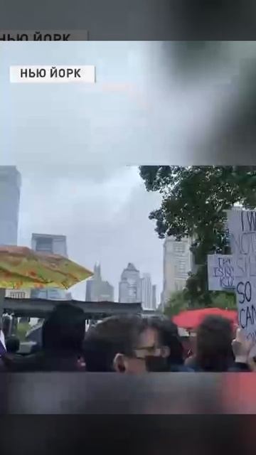 В США по всей стране в день рождения Трампа проходят протесты против его политики.