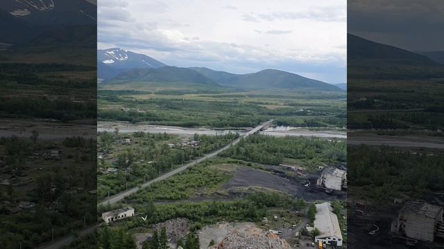 Усть-Омчуг Магаданская область Вид с сопки Чихара