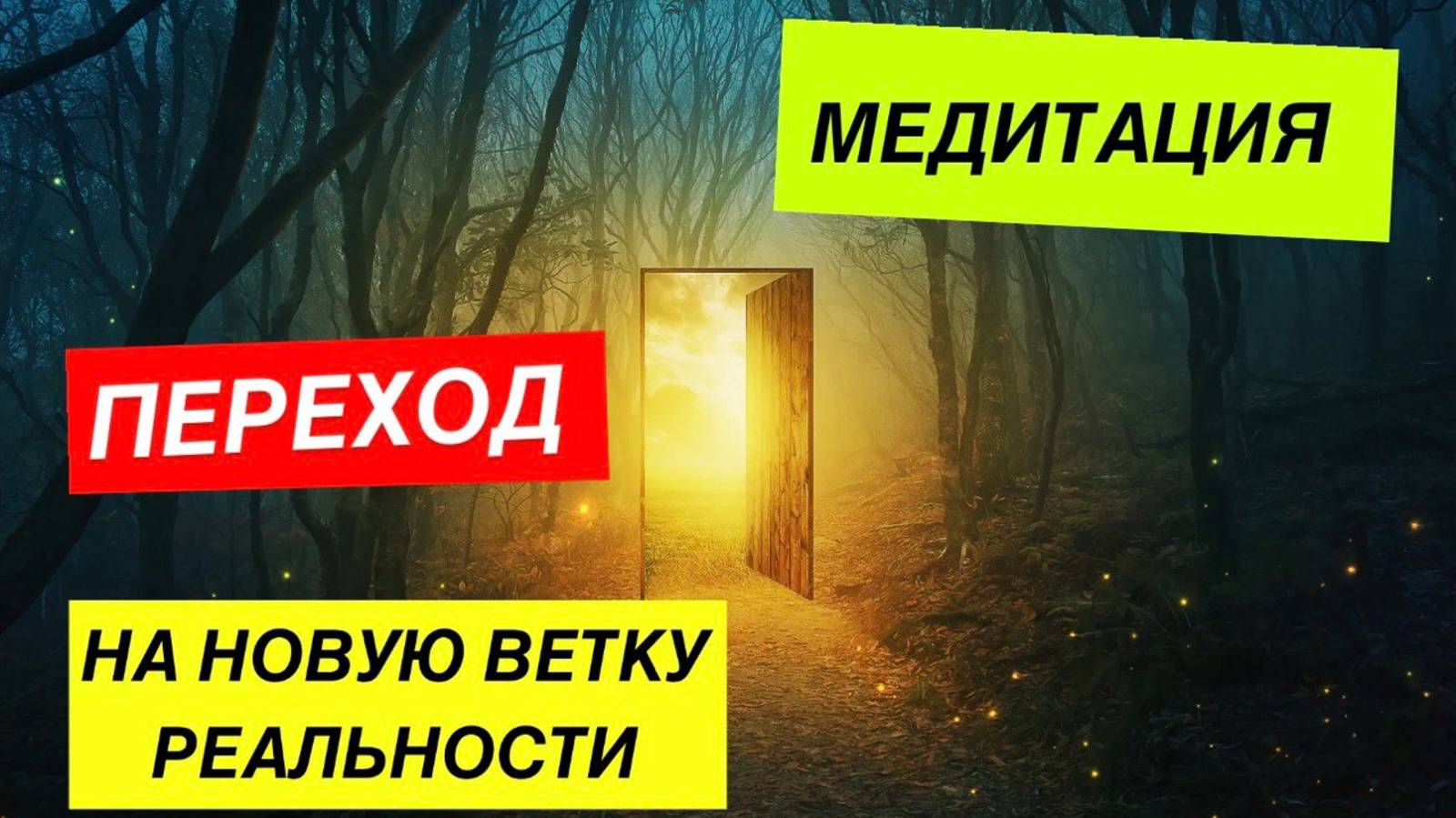 Медитация. Переход на новую ветку реальности. Исцеление от негатива