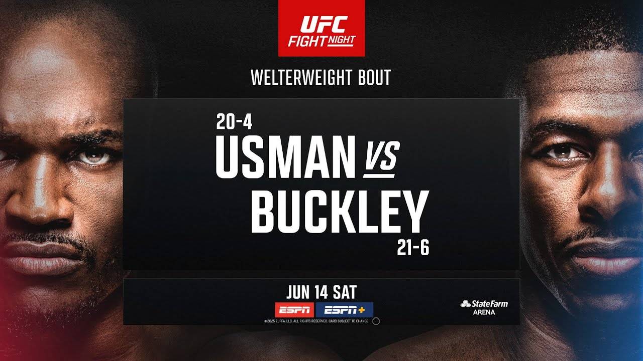 UFC |  Усман - Бакли прямая трансляция