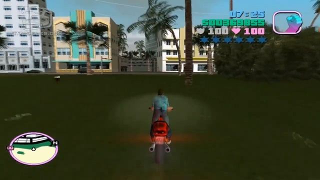 GTA Vice City - Walkthrough - Unique Stunt Jumps #25 - Washington Beach