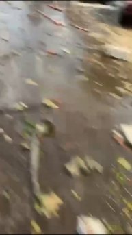 Последствия обстрела Израиля