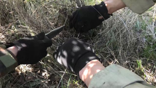 На очередном воскресном полевом выходе старшая группа воспитанников ВПЦ Вымпел-Байкал отработала