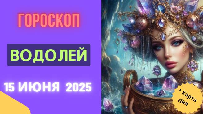 ♒ ГОРОСКОП НА СЕГОДНЯ 15 ИЮНЯ 2025 ДЛЯ ВОДОЛЕЕВ — СВОБОДА И ОРИГИНАЛЬНОСТЬ В ДЕЙСТВИЯХ