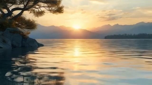 Инструментальная музыка Отражение солнца на воде