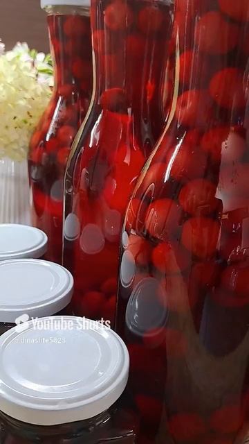 Вишнёвый компотик готов!!!🍒🍒🍒