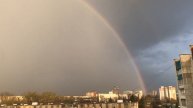 Двойная радуга после дождя в Уфе