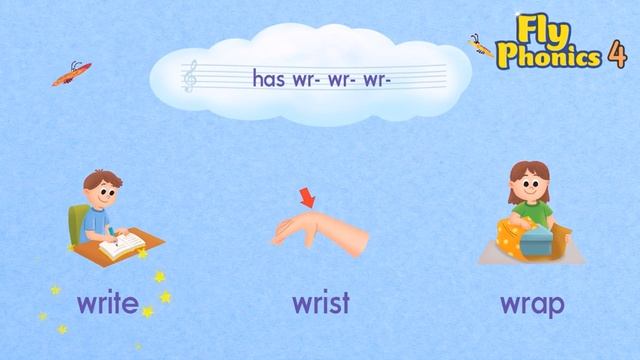 Fly Phonics 4 Unit 10 kn-, wr-, -mb