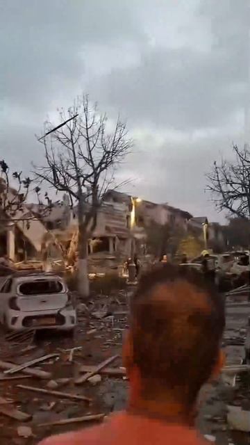 Последствия ракетного удара по Израилю Ираном