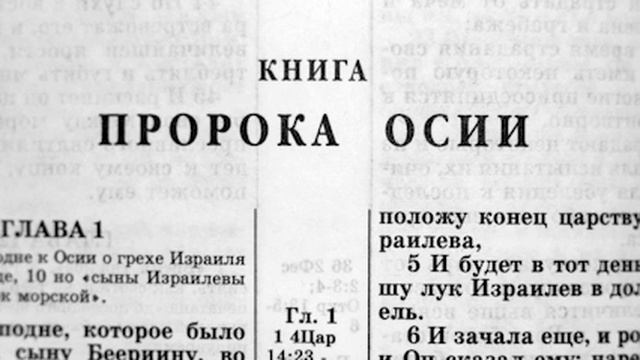 028 Библия. Книга Пророка Осии. Ветхий Завет (читает Игорь Козлов)