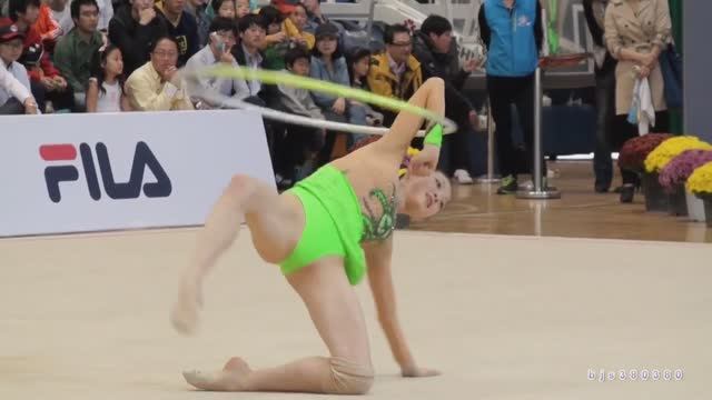 Фея художественной гимнастики Ким Хи-Рён Национальный спортивный фестиваль Город Тэгу 201