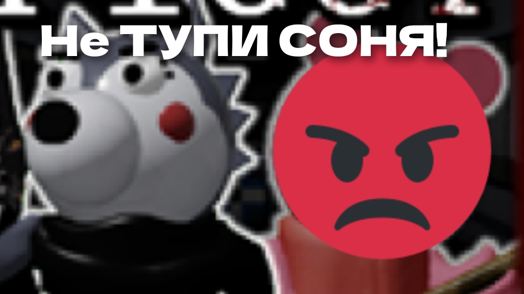 НЕ ТУПИ СОНЯ! ﹥ROBLOX PIGGY