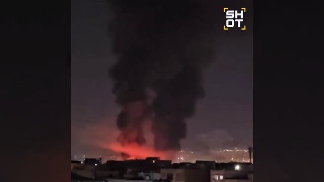 Взрывы и пожар в иранском аэропорту Мехрабада.