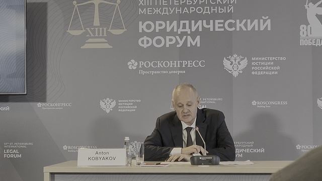 XIII ПМЮФ-2025. Пресс-конференция Советника Президента РФ Антона Кобякова (3)