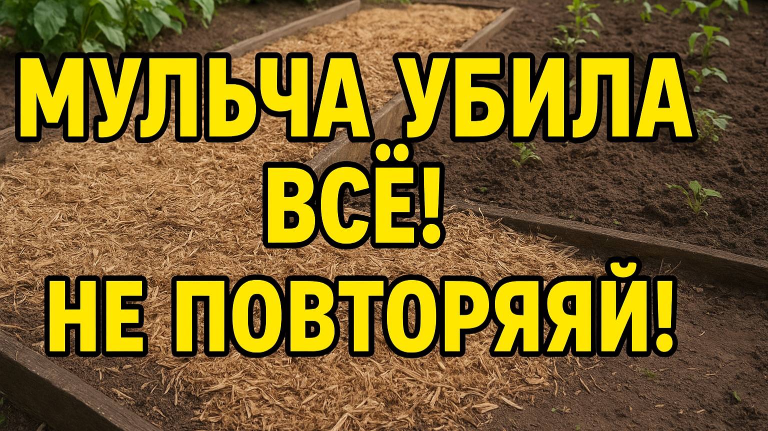 Потерял урожай из-за мульчи! Не повторяйте моей ошибки