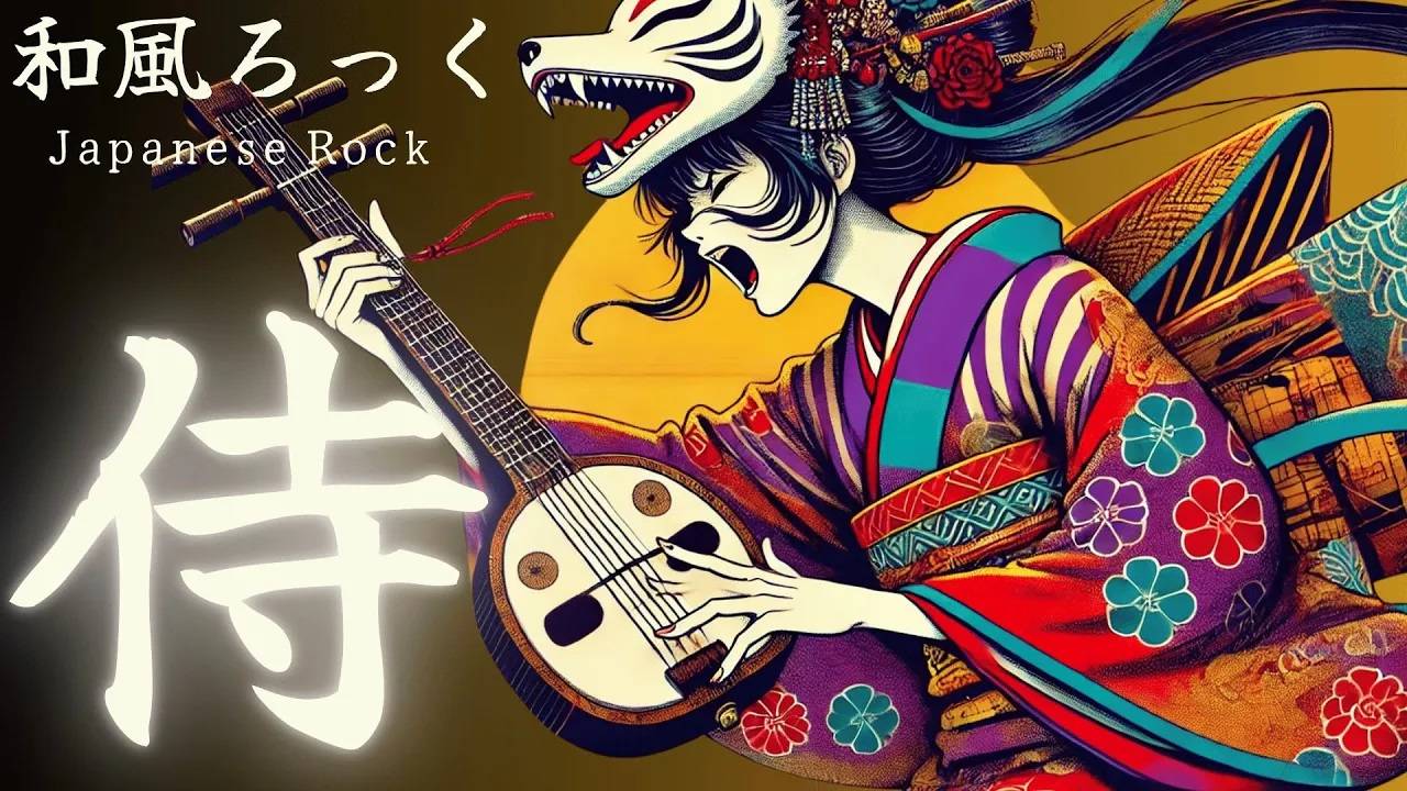 Japanese Shamisen ROCK – The Pulse Behind Your Focus【和風BGM】