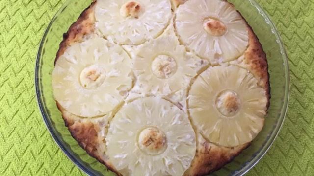 Ананасовый пирог. (серия домашняя кухня). №255 (11)