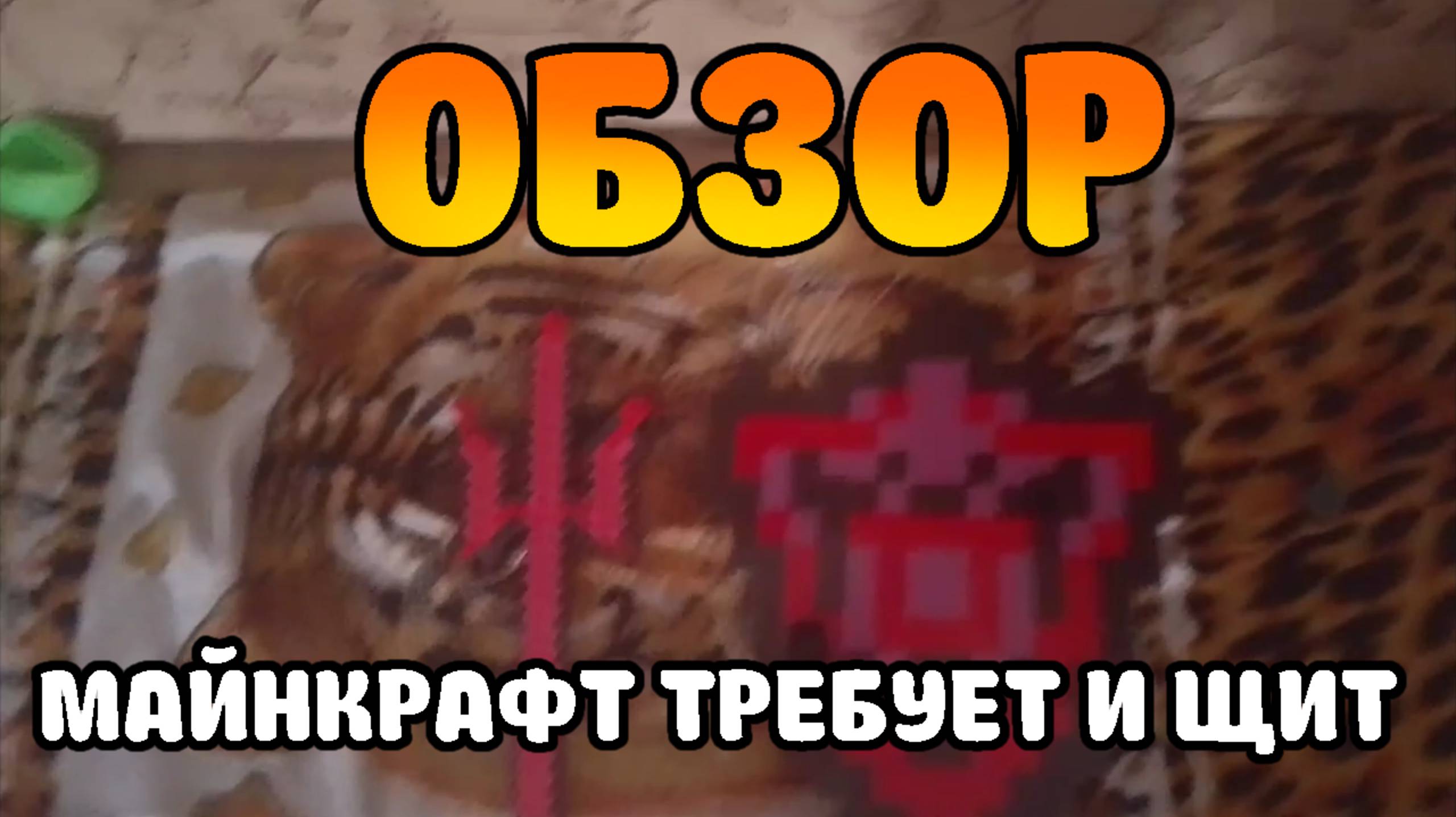 ОБЗОР НА МАЙНКРАФТ ТРЕБУЗЕЦ СО ЩИТОМ