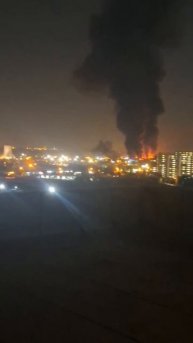 Мощные взрывы в Мехрабаде, Тегеран, сейчас