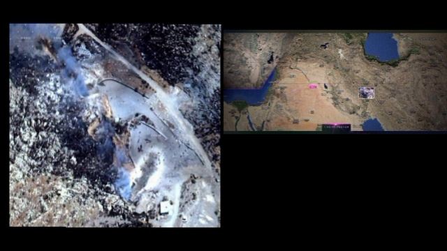 Китайские источники опубликовали спутниковый снимок, на котором запечатлены последствия удара Израил