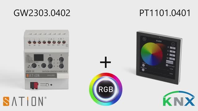 Управление RGB светодиодной лентой с помощью KNX