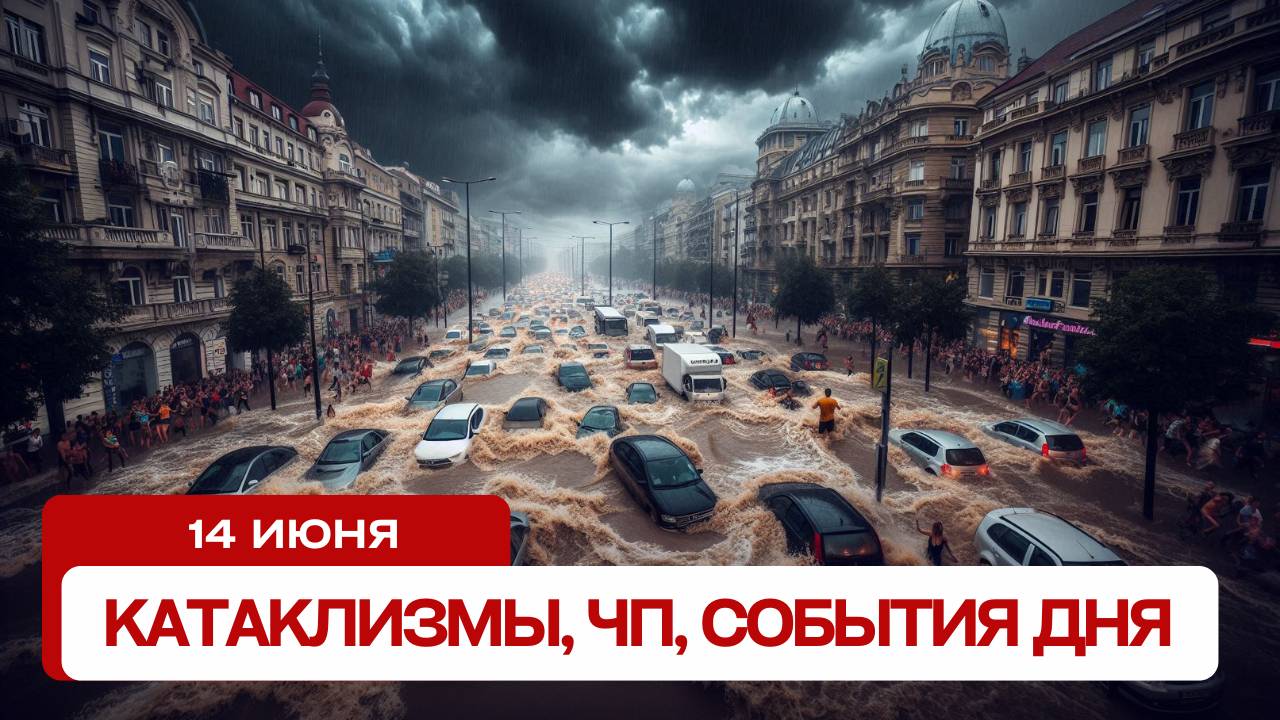 Катаклизмы за день 14.06.2025. Новости, ЧП, события дня