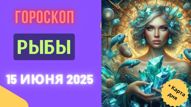 ♓ ГОРОСКОП НА СЕГОДНЯ 15 ИЮНЯ 2025 ДЛЯ РЫБ — ГЛУБИНА ЧУВСТВ И ВНУТРЕННЯЯ МУДРОСТЬ