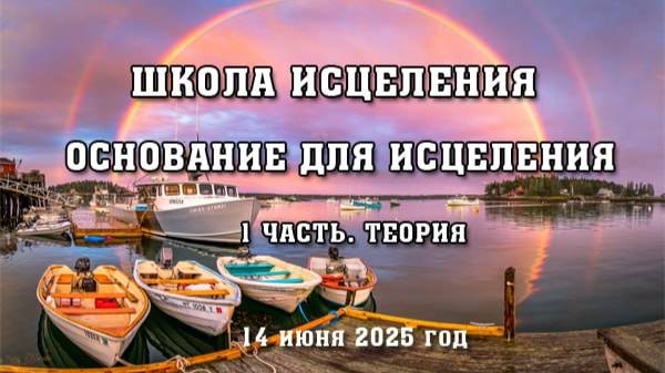 Основание для исцеления. 1часть теория (14 июня 2025 год)