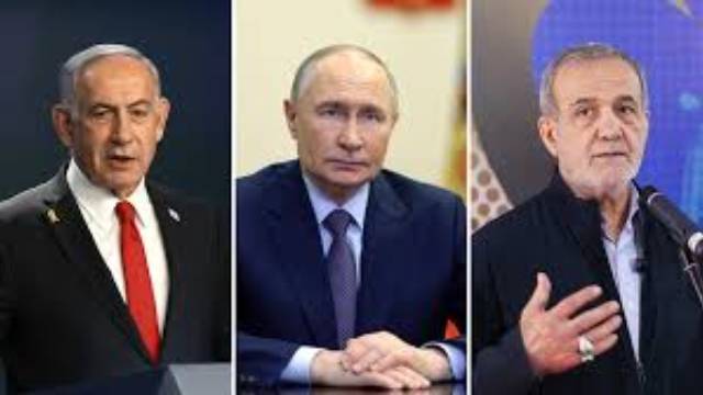 Владимир Путин провел телефонные разговоры с президентом Ирана и премьер-министром Израиля