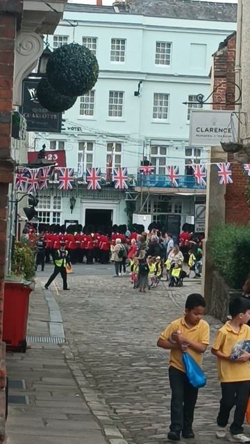Англия, Виндзор, парад (England, Windsor, Parade of the Guards)