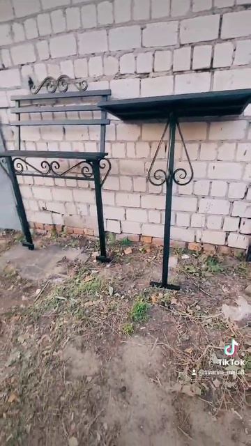 Скамейка для кладлбище I Столик для кладбище I Комплект из металла I Ритуальные изделия из металла
